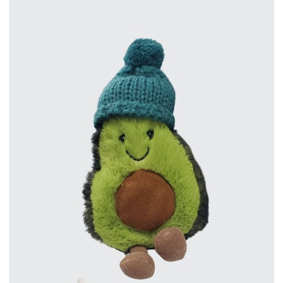 Jellycat Teal Cozi Amuseable Avocado Small Plush Toy Collector Retired - Picture 1 of 9